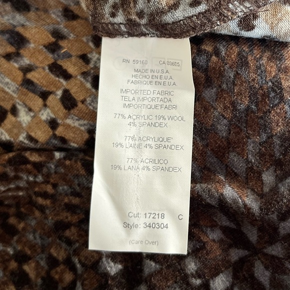 Karen Kane Vintiage Leopard and Multiple Animal Print Skirt - Picture 7 of 8